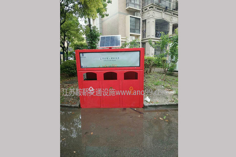 上海太阳能分类垃圾箱生产厂家