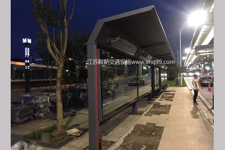 重庆铝型材公交候车亭站台案例